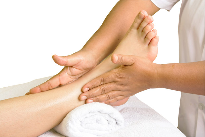 Reflexology treatment